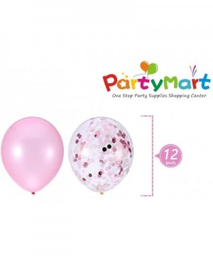 Pink Number 6 Balloon Confetti Balloons - C218QDNRRUX $6.67 Balloons