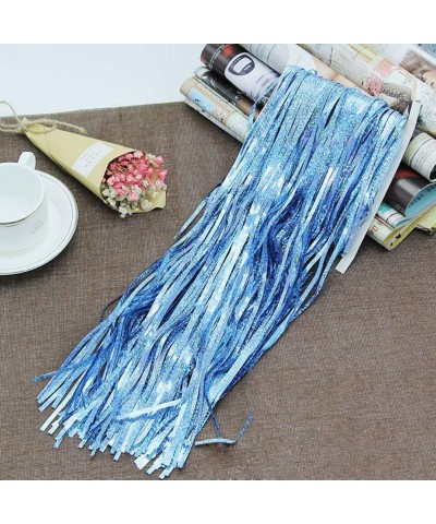 4 Pack Foil Curtains- 1 x 2 m Metallic Fringe Curtains Tinsel Curtains for Birthday Wedding Party Halloween Christmas Decorat...