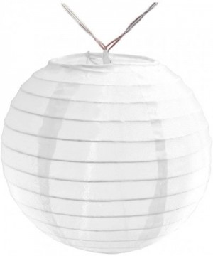 10 Count Battery Operated String Light with 6" Nylon Lanterns- White - White - CM180GXUC30 $19.70 Indoor String Lights