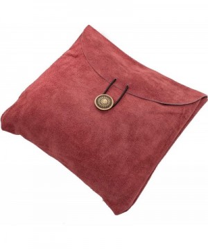 Medieval Renaissance Suede Jewelry Belt Pouch LARP Costume Waist Bag - Burgundy - CX190Z357OC $14.18 Favors