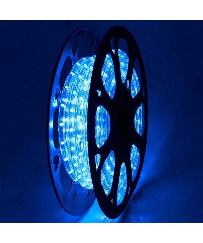 50ft Blue 2 Wire LED Rope Light Christmas Halloween Home Holiday Party Disco Restaurant Cafe Decor - C211MBWUKNJ $33.17 Rope ...