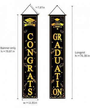 2020 Graduation Party Decorations - Graduation Porch Graduation Banner Hanging Flags Banners Outdoor Home Door Porch Décor (B...