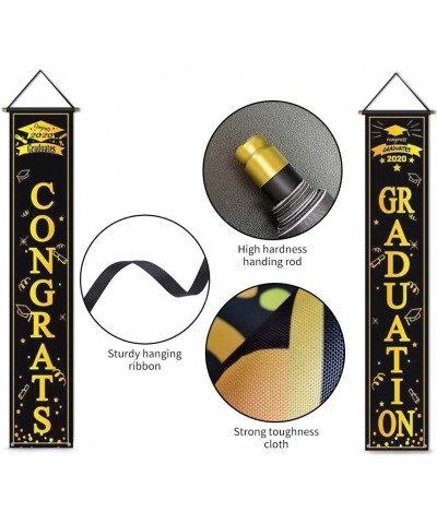 2020 Graduation Party Decorations - Graduation Porch Graduation Banner Hanging Flags Banners Outdoor Home Door Porch Décor (B...