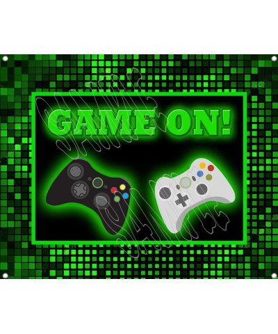 Game On Video Game Controller Party Favor Boxes with Thank you Decals Stickers Loots Black Birthday Shower 12 Pieces Great Se...