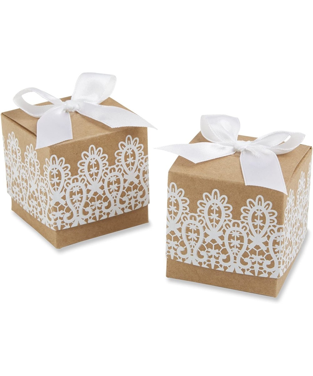 Rustic Romance Kraft Lace Favor Box- Set of 24 - CB11IXT2Z73 $10.54 Favors