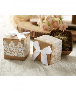 Rustic Romance Kraft Lace Favor Box- Set of 24 - CB11IXT2Z73 $10.54 Favors