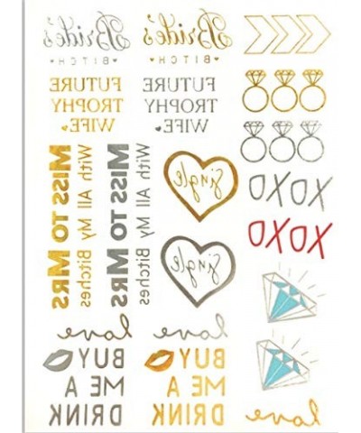 bachelorette party tattoos-bridesmaids tattoos-team bride-temporal tattoos- bridal party tattoos for fun - CK18ZR33QWL $6.61 ...