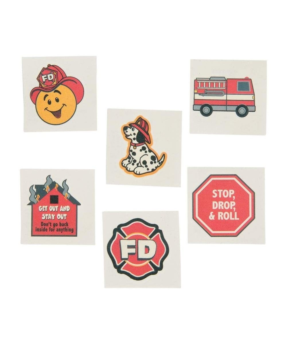 Fireman Fire Safety Temporary Tattoos for Kids- 72 Count - CX126QB2LHD $5.91 Party Favors