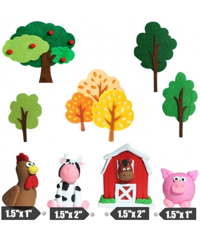 11 PCS Farm Animal Cake Decoration Farm Animal Birthday Cake Topper Cow Cake Decoration for Farm Animal Baby Shower Birthday ...