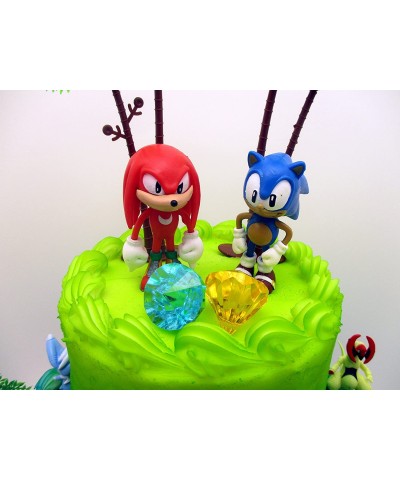 Video Gaming Themed Birthday Set Featuring Random SONIC Figures and Random MARIO BROTHERS Figures and Other Iconic Gaming Cha...