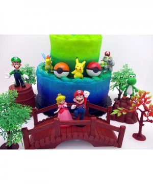 Video Gaming Themed Birthday Set Featuring Random SONIC Figures and Random MARIO BROTHERS Figures and Other Iconic Gaming Cha...