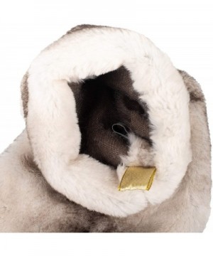 Luxe Fuzzy Grey 7 x 18 Inch Faux Fur Decorative Stocking - C912MX3IHCC $19.64 Stockings & Holders