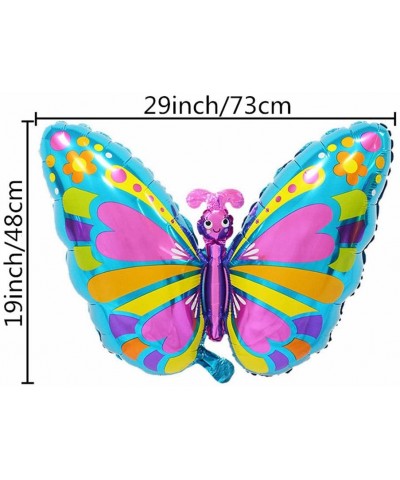 Butterfly Snail Frog Ladybird Bee Foil Balloons Zoo Festival Party Supplies-18"X5pc - CJ12MMBAV31 $5.31 Balloons