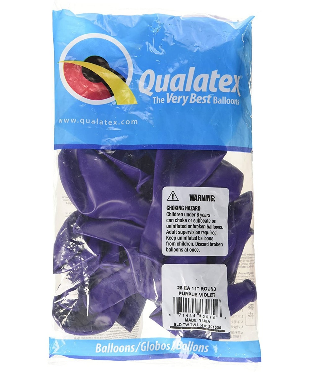 25 Count Latex Balloon- 11"- Purple Violet - Purple Violet - CA11C1NN17F $7.55 Balloons