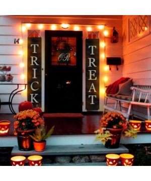 3pcs Trick or Treat Halloween Banner for Home Indoor/Outdoor- Halloween Hanging Sign for Office Door Porch Front Halloween De...