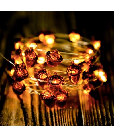 13.12 Feet 40 Acorn String Lights Waterproof- with 8 Flash Modes- Remote and Timer- for Thanksgiving- Christmas- Wedding- Bir...