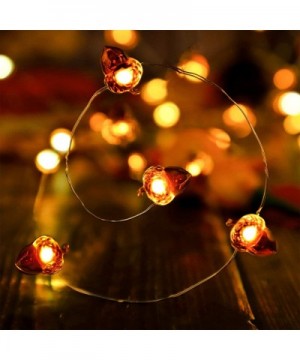 13.12 Feet 40 Acorn String Lights Waterproof- with 8 Flash Modes- Remote and Timer- for Thanksgiving- Christmas- Wedding- Bir...