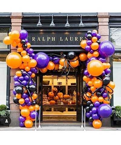 Halloween Balloons Balloons Garland Kit 96PCS 5/12/18 Inch Black and Orange and Purple Halloween Balloons Set with Balloon St...