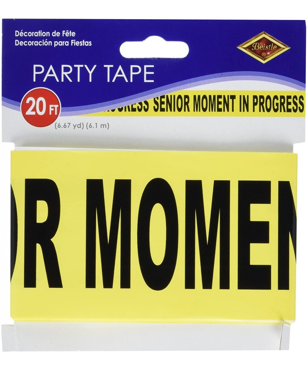 Senior Moment In Progress Party Tape 3" x 20' 1/Pkg - CD112510X0L $6.64 Streamers