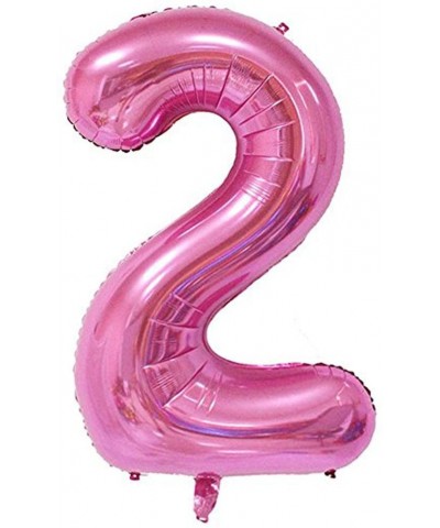 Pink Number 2 Balloon- 40 Inch - CG18H7NAG3H $7.39 Balloons