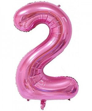 Pink Number 2 Balloon- 40 Inch - CG18H7NAG3H $7.39 Balloons