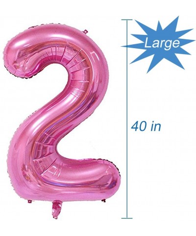 Pink Number 2 Balloon- 40 Inch - CG18H7NAG3H $7.39 Balloons
