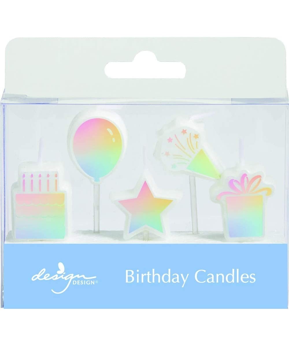 Specialty Birthday Candles - 2 3/4 x 3/4 - Spectrum - 5 Candles/Pack - Spectrum - C418TU5OXTO $19.53 Cake Decorating Supplies