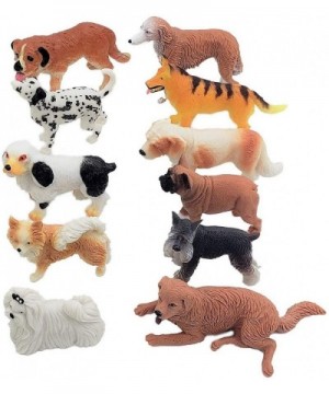 A Set of 20 Cool Realistic Dog Figurine Collection (Sizes 2" - 3.5") Plastic. Great for Pretend Play and Cake Decorations. Ve...