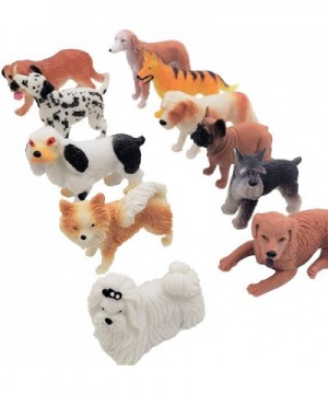 A Set of 20 Cool Realistic Dog Figurine Collection (Sizes 2" - 3.5") Plastic. Great for Pretend Play and Cake Decorations. Ve...