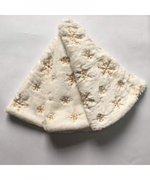Christmas Tree Skirt Plush Ornaments Decorations Xmas Decor for Holiday Party Home - 5 - CW18U7GNZKN $21.85 Tree Skirts
