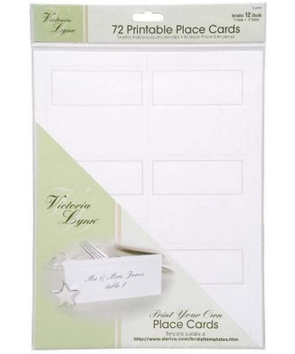 VL3473- 72-Count Place Cards- 12 Sheets- White - CH114UGER01 $4.40 Place Cards & Place Card Holders