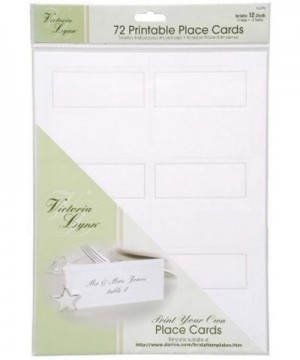 VL3473- 72-Count Place Cards- 12 Sheets- White - CH114UGER01 $4.40 Place Cards & Place Card Holders