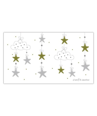 50 Twinkle Little Star Books for Baby Shower Request Cards - Invitation Inserts - CZ180QX4ECY $7.41 Invitations