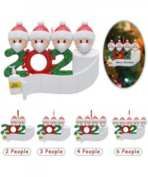 Personalized 2-7 Family Members Name Christmas Ornament Kit- 2020 Quarantine Survivor Family Customized Christmas Decorating ...