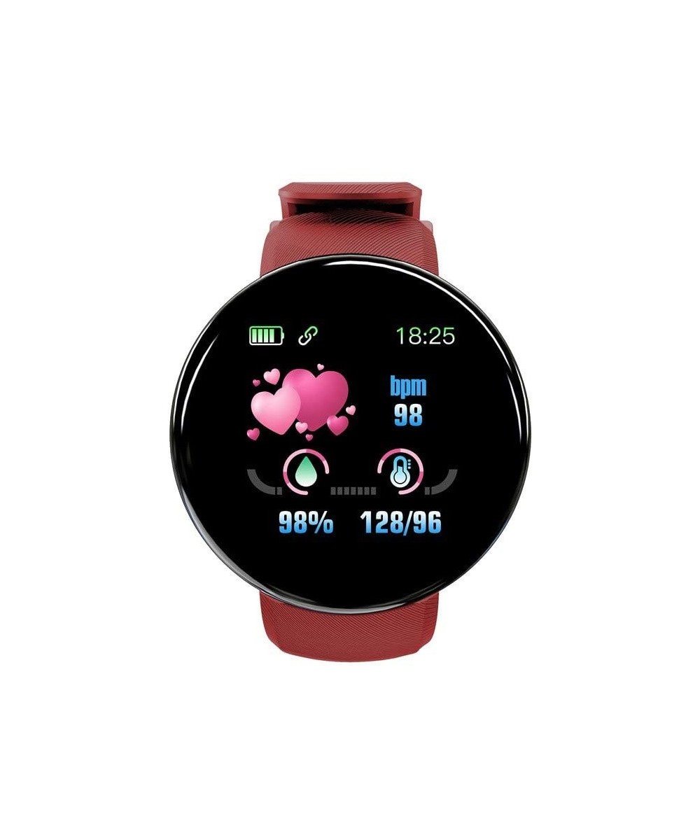 New D18 BT4.0 Smart Watch Sleep Monitoring Fitness-Tracker Waterproof Heart Rate Blood Pressure Health Monitoring Pedometer B...