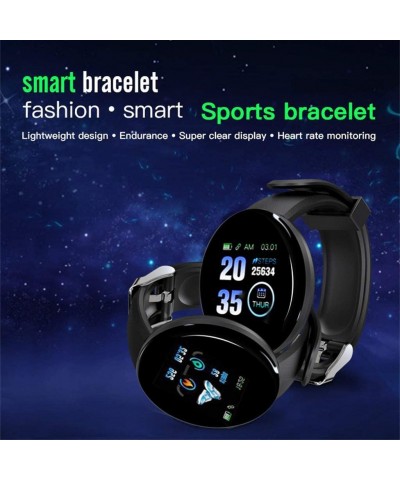 New D18 BT4.0 Smart Watch Sleep Monitoring Fitness-Tracker Waterproof Heart Rate Blood Pressure Health Monitoring Pedometer B...