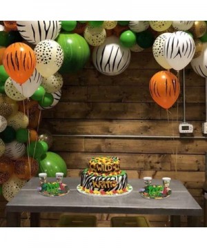 Zoo Jungle Animal Party Supplies - Serves 18 Guest Includes Party Plates- Spoons- Forks- Cups- Napkins Party Pack Perfect for...