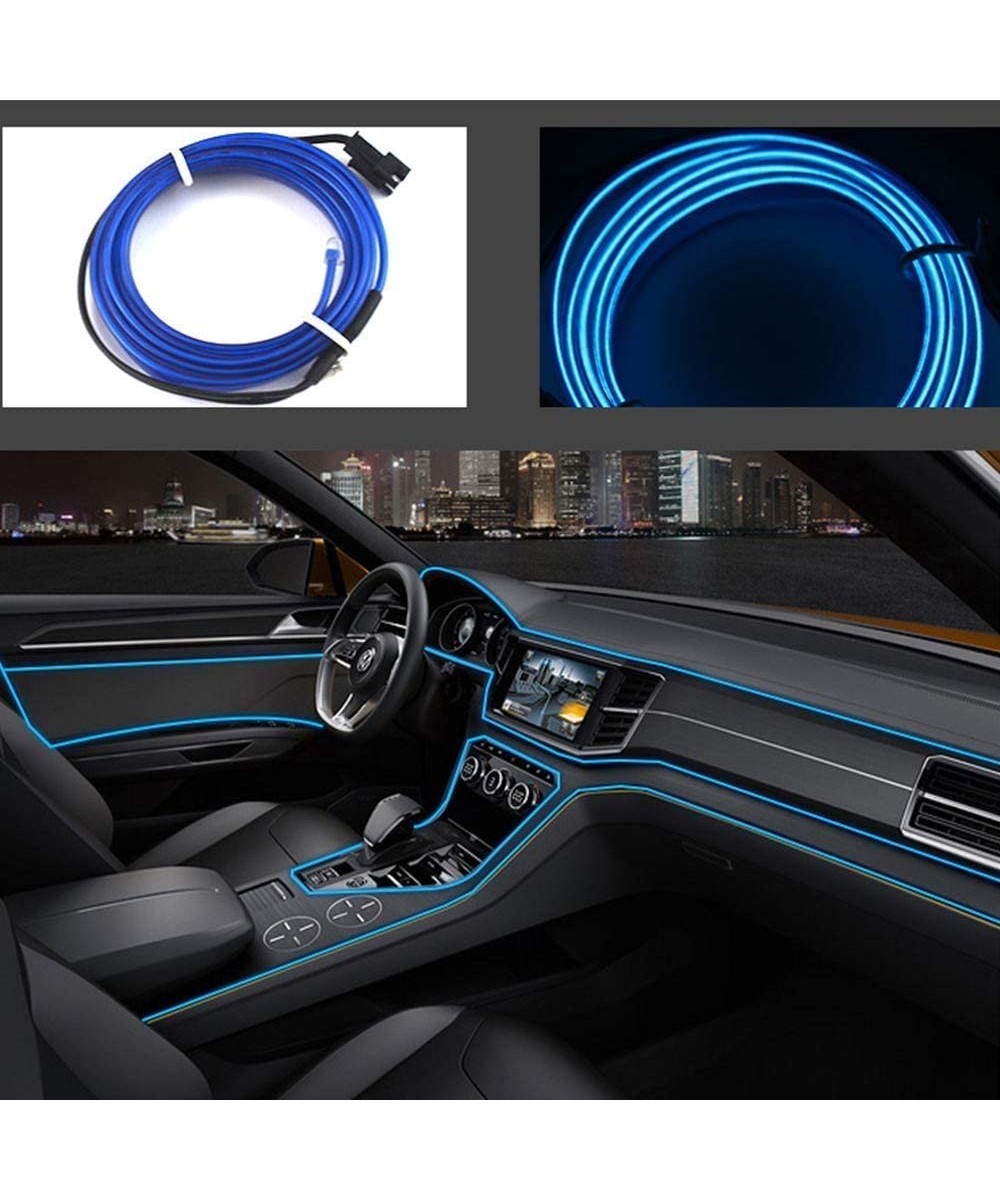 USB Neon LED Light-Emitting electroluminescence line/El line Output Power for Automotive Interior Decoration DC 5V (5M/16FT- ...