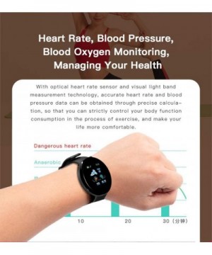 New D18 BT4.0 Smart Watch Sleep Monitoring Fitness-Tracker Waterproof Heart Rate Blood Pressure Health Monitoring Pedometer B...