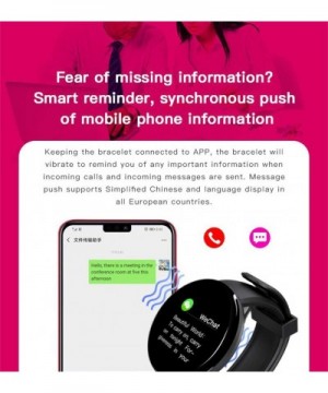 New D18 BT4.0 Smart Watch Sleep Monitoring Fitness-Tracker Waterproof Heart Rate Blood Pressure Health Monitoring Pedometer B...