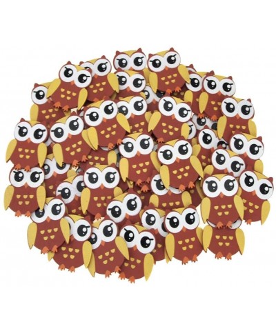 Small Owl Animal Wooden Baby Favors- Brown- 1-1/4-Inch (50-Piece) - C617YEUYNHZ $7.63 Favors