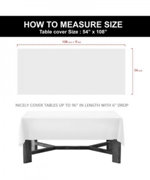 Heavy Duty Plastic Table Cover Available in 44 Colors- 54" x 108"- Neon Orange - Neon Orange - CI119KH4IQ3 $3.98 Tablecovers