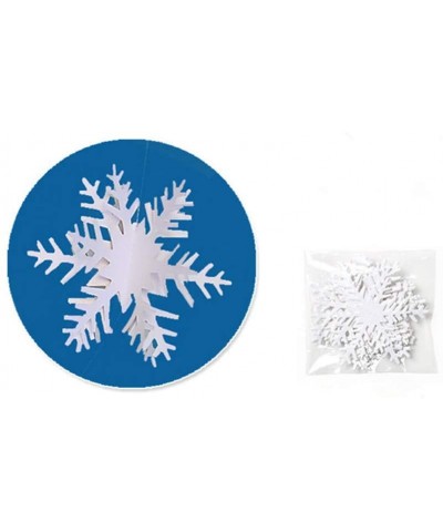 12 Pcs/Set White Paper Snowflake Pendant 3D Garland Wedding New Year Decor Christmas Tree Room Door Decoration - CB18YR4OHSQ ...