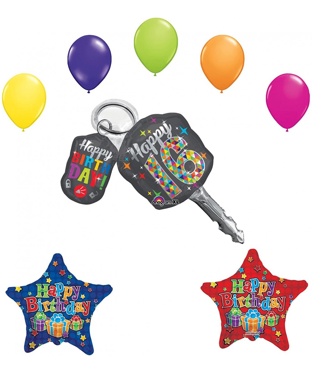 Sweet 16 Birthday Party Supplies Balloon Bouquet Car Keys Decoration - CZ18DY4T875 $10.49 Balloons