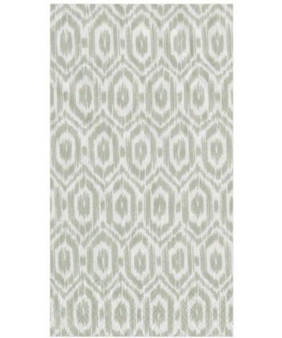 Amala Ikat Paper Guest Towel Napkins in Grey- Pack of 15 - Gray - CS18NO235SR $11.84 Tableware