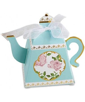 Teapot Tea Party Favor Box- 24 Pcs Candy Boxes Creative Paper Gift Boxes- Tea Time Whimsy Collection- Wedding Favor- Perfect ...