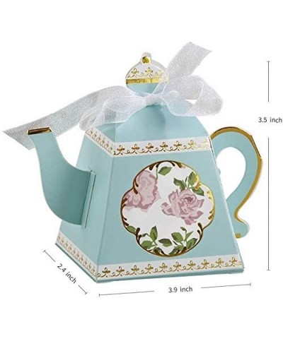 Teapot Tea Party Favor Box- 24 Pcs Candy Boxes Creative Paper Gift Boxes- Tea Time Whimsy Collection- Wedding Favor- Perfect ...