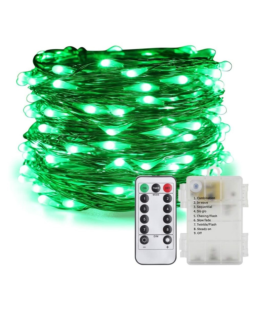 Battery Operated Fairy Lights- Waterproof 8 Modes 100 LED String Lights 33 ft Copper Wire Twinkle Firefly Lights with Remote ...