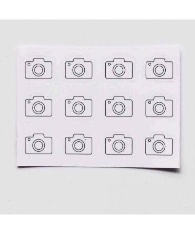 Camera Planner Stickers- 120 Clear Photography Labels Scrapbooking Crafting Sticker - C418NX2NTCR $5.73 Favors
