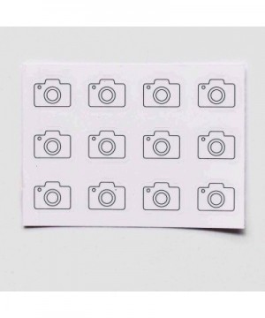 Camera Planner Stickers- 120 Clear Photography Labels Scrapbooking Crafting Sticker - C418NX2NTCR $5.73 Favors